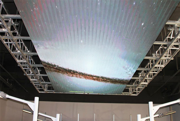 旭生文化艺术馆钱柜QG777LED全彩显示屏展示