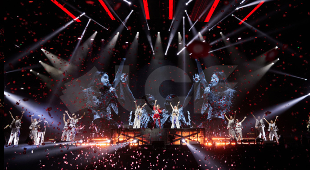 于文文演唱会LED显示屏