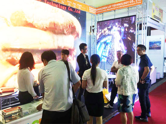 马来西亚国际广告与数码印刷展钱柜QG777现场展位