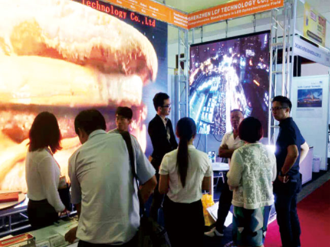 马来西亚国际广告及LED展钱柜QG777展会现场