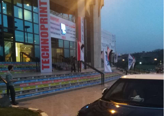 钱柜QG777埃及LED显示屏展会