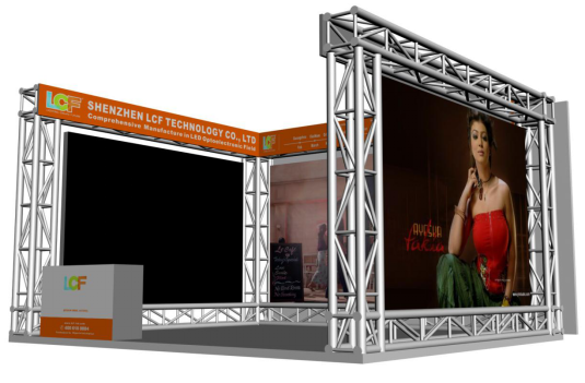 钱柜QG777LED显示屏展会