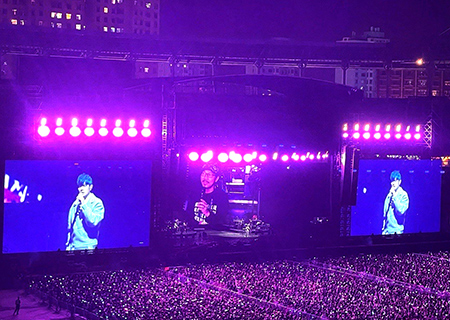 钱柜QG777LED显示屏和荧光棒燃爆周杰伦呼和浩特演唱会（第二场）